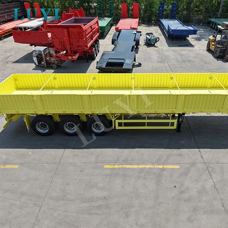 3 Axle Detachable Sidewall Semi Trailer suppliers
