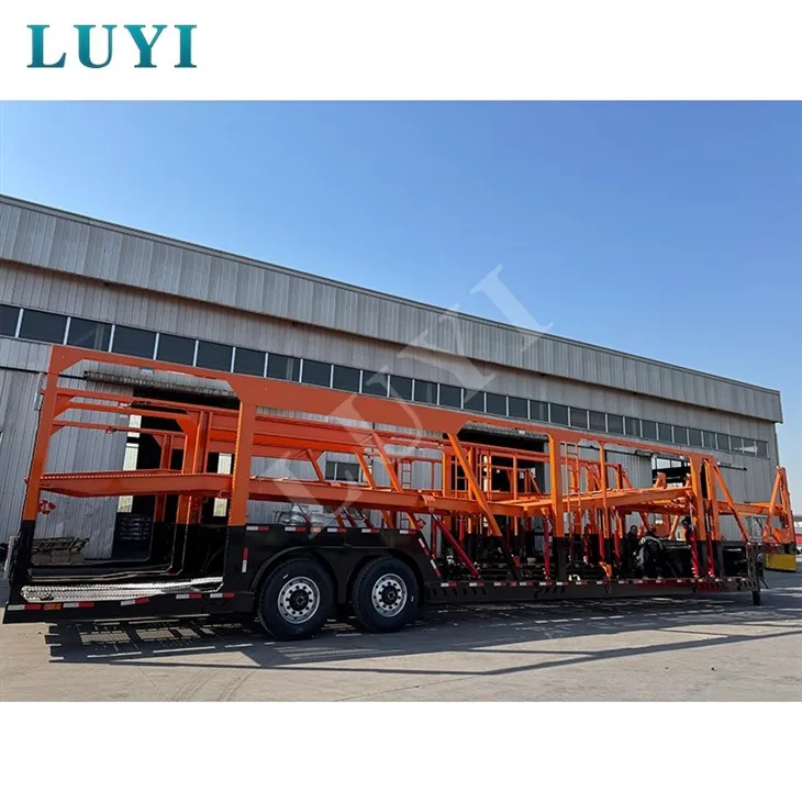 Високо{0}}ефективно 2-осно полуремарке с 8 места за паркиране