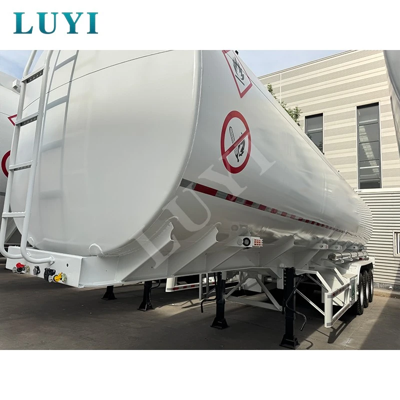 Three-axle 45/ Cubic Meter Oil Tank Semi-trailer price