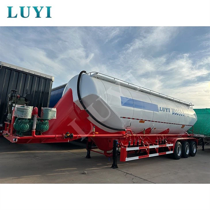 Three Axle Powder Tank Semi Trailer