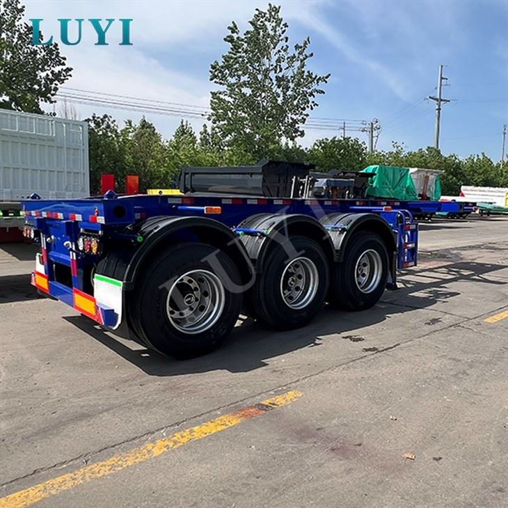 Tri Axle 40ft Container Flatbed Semi Trailer best